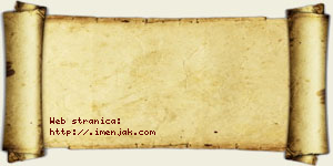 Tanja Galjak vizit kartica